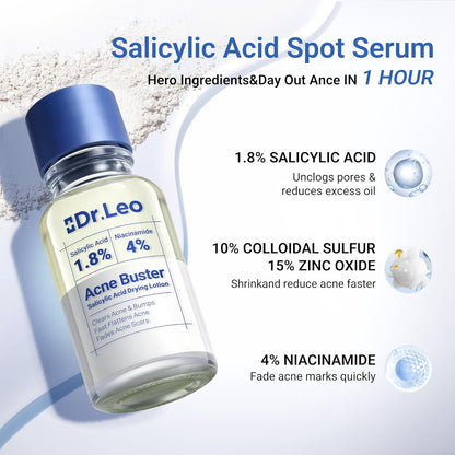 1.8% Salicylic Acid Acne Spot Treatment Drying Lotion
